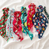 HULIANFU 2023 Christmas Silk Headband Merry Christmas Decorations for Home Xmas Gift Natale Navidad  Cristmas Ornaments New Year 2023 Noel