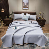 HULIANFU Summer Cooling Blanket Air Condition Comforter Quilt Lightweight And Breathable Knitting Sofa Bed Blankets 150*200/200*230cm