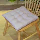 HULIANFU Winter Home Chair Cushion New Outdoor Thick Cushion Pad Office Dining Chair Mattress Pure Sofa Chair Back Pad Comfort Square