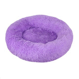 HULIANFU Long Plush Dog Bed House Dog Mat Winter Warm Sleeping Cats Nest Soft Long Plush Dog Basket Pet Cushion Portable Pet Bed