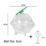 HULIANFU Round 4 Cavity Ice Mould Ice Ball Maker DIY Ice Cream Mold Plastic Whiskey Ice Cube Tray Bar Accessories Tool форма для льда