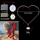 HULIANFU Ring Balloon Arch Stand DIY Background Balloon Holder Circle Ballon Column Base Baby Shower Birthday Wedding Party Decor