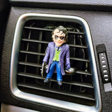 HULIANFU Upside Down Joker Model Car Rearview Mirror Pendant The Joker Doll Car Accessories Interior Aroma Ornament Auto Air Vent Clip