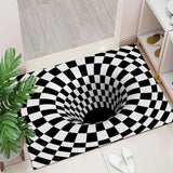 HULIANFU Olanly Halloween Scary Party Living Room Carpet Doormat 3D Non-Slip Absorbent Floor Mat Bedroom Decorative Rug