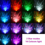 HULIANFU LED Star Galaxy Projector Starry Sky Night Light Built-in Bluetooth-Speaker For Home Bedroom Decoration Kids Valentine  Daygift