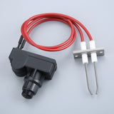 HULIANFU Universal Electronic Two Outlets Igniter With High Spark Plug Wire Length 450mm Kit For Char-Broil BBQ Grill Water Gas Heater