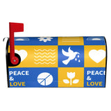 HULIANFU Waterproof Sunscreen American Flag Statue of Liberty Standard&amp;Large Size Mailbox Protective Cover for Outdoor Garden Decoration