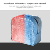HULIANFU Portable Cooler Bag Ice Pack Lunch Box Insulation Package Insulated Thermal Food Picnic Bags Pouch For Women Girl Kids Children