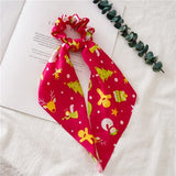 HULIANFU 2023 Christmas Silk Headband Merry Christmas Decorations for Home Xmas Gift Natale Navidad  Cristmas Ornaments New Year 2023 Noel
