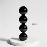 HULIANFU Nordic Creative Glass Bubble Vase Flower Arrangement Spherical Art Flower Ornaments Vases Decoration Home Birthday Gift
