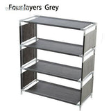 HULIANFU vanzlife Multi-functional multi-storey shoe rack organizer Household cloth storage rack Simple dormitory provincial space rack