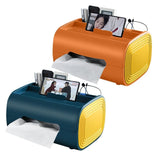 HULIANFU Paper Box Home Living Room Coffee Table Creative Multi-function Remote Control Storage Tissue Box Desktop Modern Style TissueBox