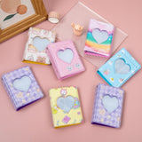 HULIANFU Letter Printed Photo Album 3 Inches Photocard Binder Instax Mini Album Scrapbook For Photos Collect Book Kpop Card Binder