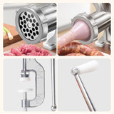 HULIANFU Sausage Filling Machine Enema Manual Meat Grinder Tank Sausage Minced Meat Loaded Small Hand-cranked Meat vegetable Machine Tool
