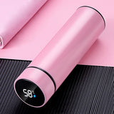 HULIANFU smart digital water bottle keeps cold and heat thermal bottle Stainless Steel Thermos for baby children kids terms