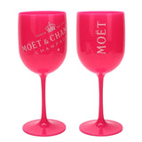 HULIANFU Wine Glasses PARTY White Champagne Coupes Cocktail Glass Champagne Flutes Wine Cup Goblet Plastic Beer Glass  Whiskey Glass