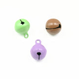 HULIANFU  15PCS Beautiful Metal Bells Loose Beads Jingle Bell For Christmas Party Crafts Decoration DIY Make Earrings Pendants Material