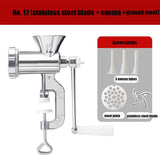HULIANFU Sausage Filling Machine Enema Manual Meat Grinder Tank Sausage Minced Meat Loaded Small Hand-cranked Meat vegetable Machine Tool