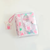 HULIANFU Transparent 3 Inch Photo Album 20 Pockets INS Cartoon Polaroid Album Collection Book Kpop Photocard Holder Hand Account Book