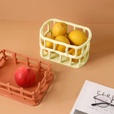 HULIANFU Nordic Creative HOLLOW Resin Fruit Tray Home Living Room Porch Desktop Fruit Plate Snack Candy Bowl Furnishings Crafts