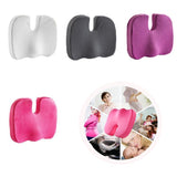 HULIANFU Travel Coccyx Seat Cushion Memory Foam U-Shaped Pillow For Chair Cushion Pad Car Office Hip Support Massage Orthopedic Pillow