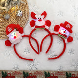 HULIANFU 2023 Christmas Antler Hair Clips Deer Ear Hairpins Festival Christmas Headbands Pine Cones Hair Ball Adult Headwear Hair Accessories