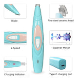 HULIANFU New Electric Dog Clippers Professional Pet Foot Hair Trimmer Dog Grooming Hairdresser Dog Shear Butt Ear Hair Cutter pedicure
