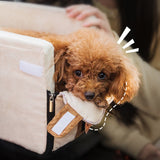 HULIANFU Portable Cat Dog Bed Travel Central Control Car Safety Pet Seat Transport Dog Carrier Protector For Small Dog Chihuahua Teddy