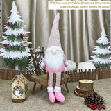 HULIANFU Santa Claus Christmas Doll Merry Christmas Decorations for Home Elk Christmas Ornaments Xmas Tree Decor  Navidad Natal Gifts