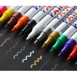 HULIANFU Tile Marker Repair Wall Grout Pen White Grout Marker Odorless Non Toxic for Tiles Floor and Tyre Suitable Car Painting Mark Pen