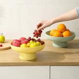HULIANFU Nordic PP Fruit Storage Rack Basket Candy Plate Home Organizer Kitchen Tool for Vegetable Cookies Storage Trays