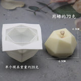 HULIANFU Mini Cactus Shape Candle Silicone Mold Handmade DIY Desktop Decoration Gypsum Epoxy Resin Aromatherapy Candle Silicone Mould
