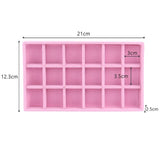 HULIANFU Velvet Jewelry Display Tray Case Hot Sales Stackable Exquisite Jewellery Holder Portable Ring Earrings Necklace Organizer Box
