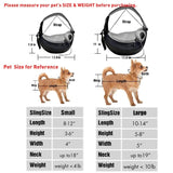 HULIANFU Pet Puppy Carrier S/L Outdoor Travel Dog Shoulder Bag Mesh Oxford Single Comfort Sling Handbag Tote Pouch