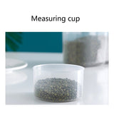 HULIANFU PP Food Storage Box Plastic Clear Container Set with Pour Lids Kitchen Storage Bottles Jars Dried Grains Tank 1.9L-2.5L H1211