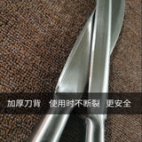 HULIANFU Stainless Steel Thickened Boning Knife Butcher Killing Pigs and Sheep Slaughter Knife Multifunctional Chef Split Skinning Knife