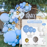 HULIANFU QIFU Macaron Balloons Garland Latex Ballons Arch Happy Birthday Party Decor Kids Adult Wedding Baloon Chain Baby Shower Balon