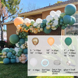 HULIANFU Macaron Orange Balloon Arch Garland Kit Happy Birthday Balloon Decoration Baby Shower Party Wedding Valentine Party Supplies