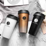 HULIANFU Premium Coffee Thermos bardak Stainless Steel  Mug Vacuum Flask Thermo cup termo cafe thermocouple Water Bottle garrafa termica