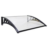 HULIANFU Sunshine board outdoor canopy window balcony awning sun protection wind and rain silent sunshade awning bracket Home