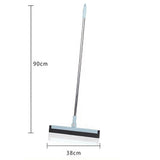 HULIANFU Magic Window Wiper Scraper 180 Degrees Rotatable Hand Push Mop Sweeper Broom Home Floor Windows Cleaning Tools