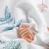 HULIANFU Svetanya Print Thin Quilt Soft Throws Blanket (no Pillowcase)