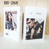 HULIANFU Ins Fashion Fake Books for Decoration Home Decor Coffee Table Book Simulation Prop Book Model Hotel Room Unopenable Box Book