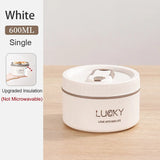 HULIANFU New Thermal Lunch Box Portable Japanese Style Bento Box Lunchbox Leakproof Food Container Microwave oven Dinnerware for Students