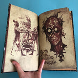 HULIANFU New Necronomicon Dark Magic Book Demon Evil Dead Summon Book Altar Ceremony Prop Book Collection Living Room Desktop Decoration