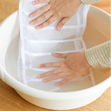 HULIANFU Jeans Compartment Storage Box Closet Clothes Drawer Mesh Separation Box Stacking Pants Drawer Divider Can Washed Home Organizer
