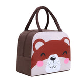HULIANFU Portable Insulated Thermal Picnic Food Lunch Bag Box Cartoon Tote Food Fresh Cooler Bags Pouch For Women Girl Kids Children Gift