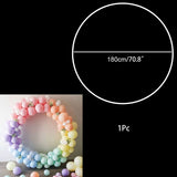 HULIANFU Ring Balloon Arch Stand DIY Background Balloon Holder Circle Ballon Column Base Baby Shower Birthday Wedding Party Decor