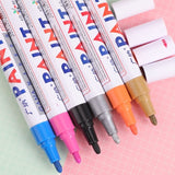 HULIANFU Tile Marker Repair Wall Grout Pen White Grout Marker Odorless Non Toxic for Tiles Floor and Tyre Suitable Car Painting Mark Pen