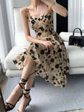 Hulianfu Women Fashion Spaghetti Strap Prom Mini Dress Suit Elegant Sleeveless Slim Vestdios Female Bodycon Evening Party Clothes Summer